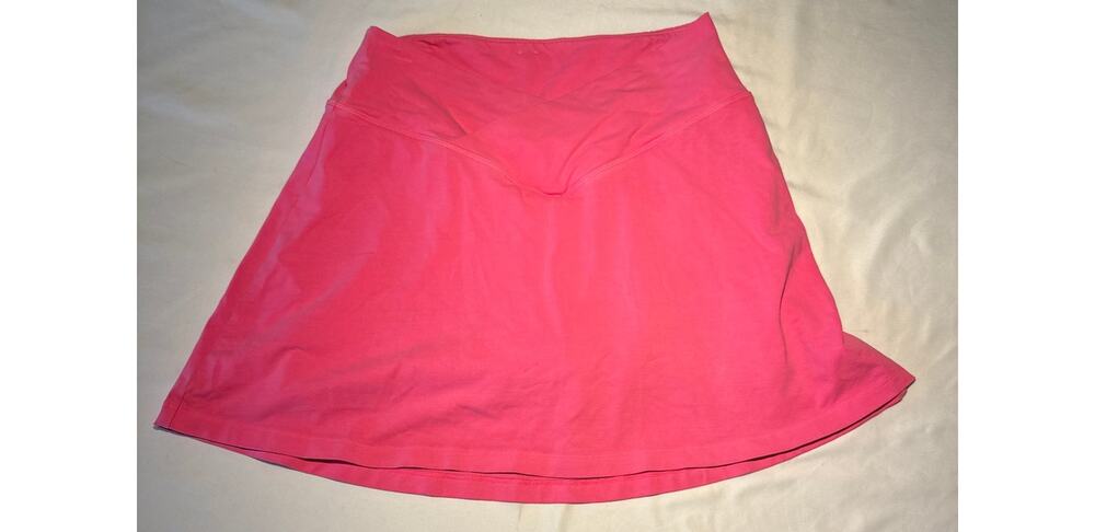 Victoria’s Secret PINK Skort Womens Large Hot Pink Flare Athletic Tennis Skirt